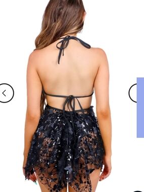 NWT The Lumi Shop Midnight Fairy Blossom Dress, Size Small/XS